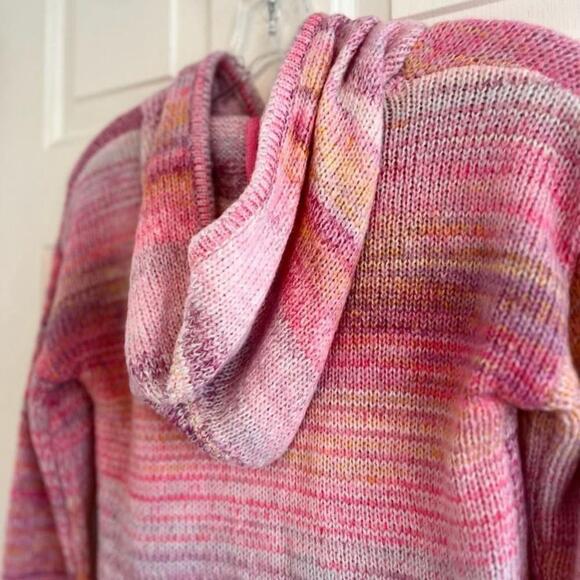 SOLD NWT Gap Kids Hooded Sweater XL Big Girl 12 Ombre Spacedye - Picture 10 of 14